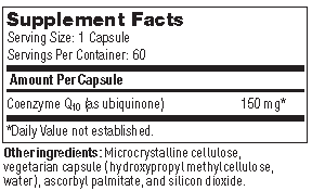 Product image for Coenzyme Q10 150mg.