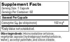 Product image for Coenzyme Q10 150mg.