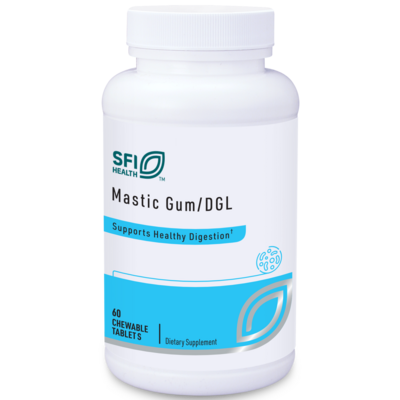 Product image for Mastic Gum/DGL (60 Chewables). Backordered.