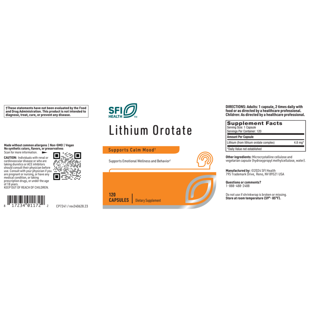 Product image for Lithium Orotate.