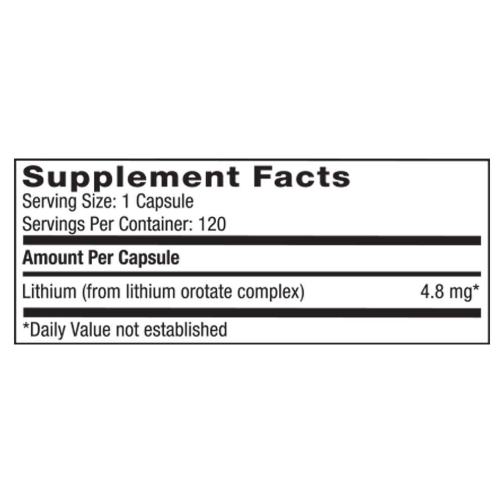 Product image for Lithium Orotate.