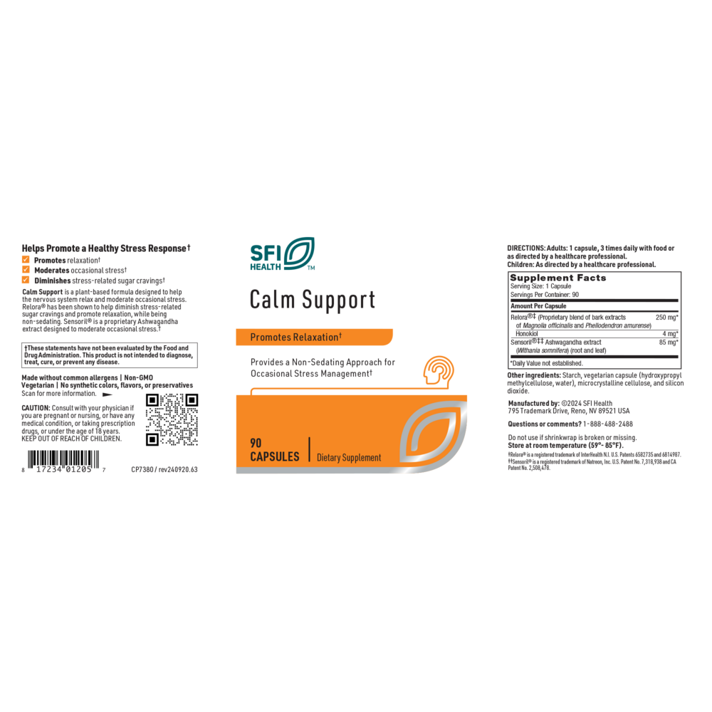 Product image for Calm Support (Cortisol Management).