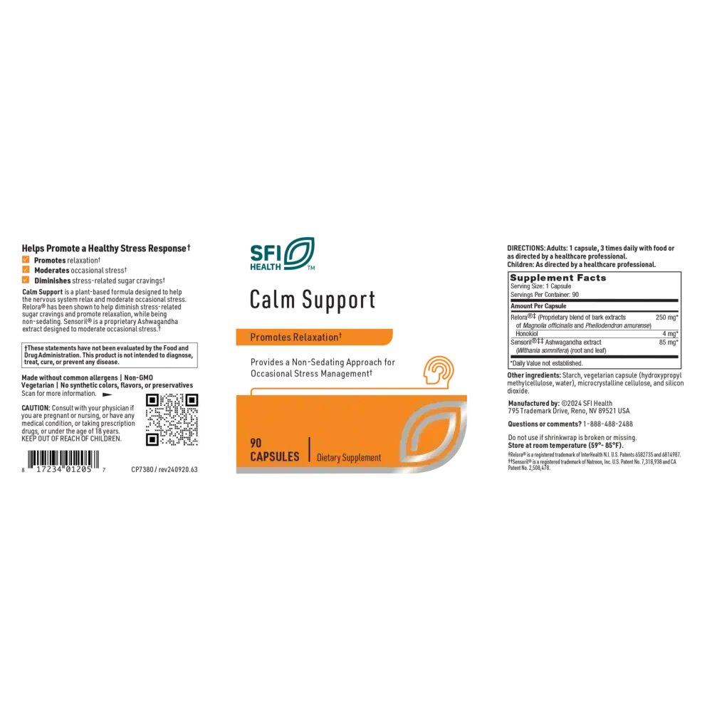 Product image for Calm Support (Cortisol Management).