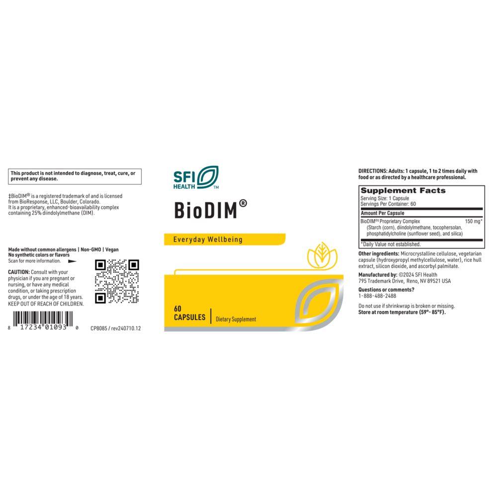 Product image for BioDIM 150mg.