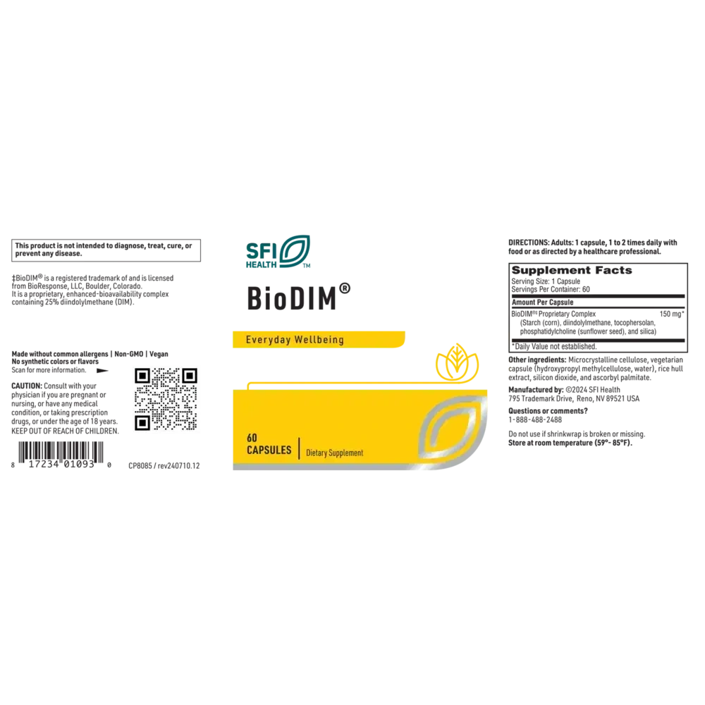 Product image for BioDIM 150mg.