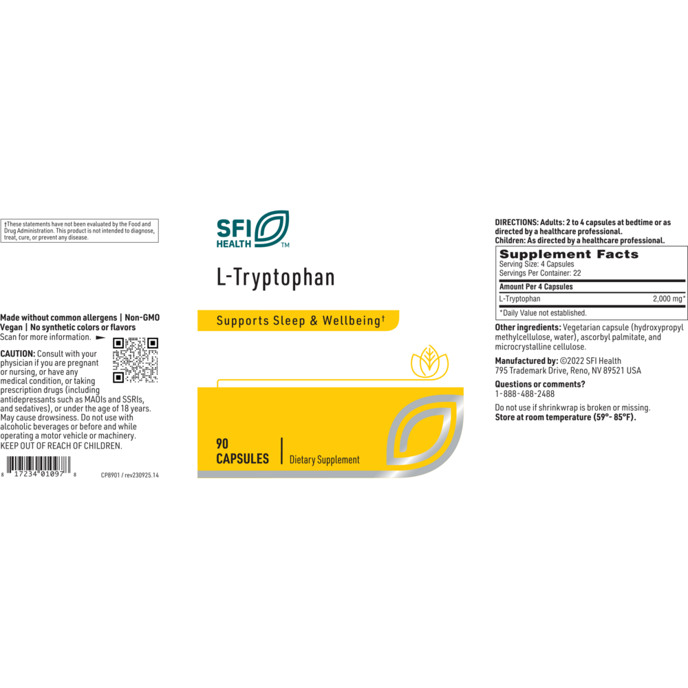 Product image for L-Tryptophan.