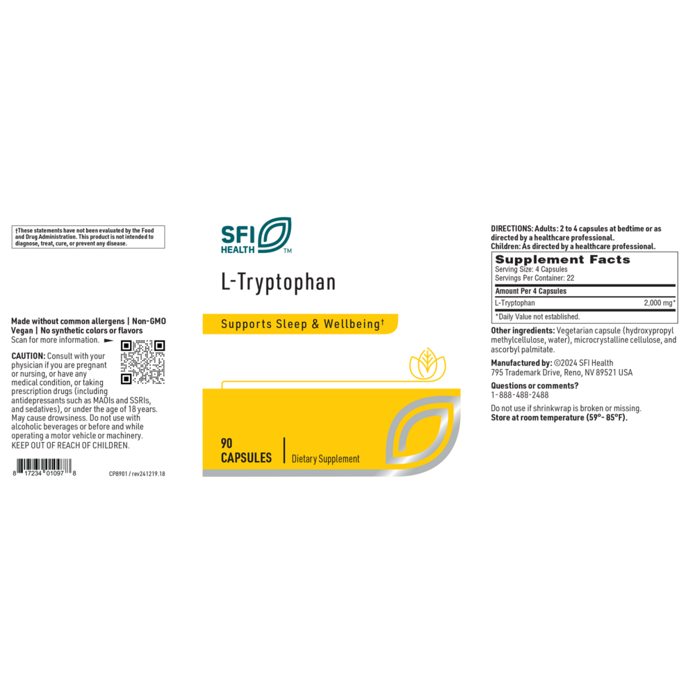 Product image for L-Tryptophan.