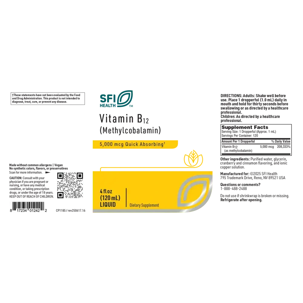 Product image for Vitamin B12 (Methycobalamin).