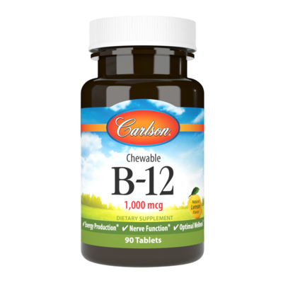 B-12 1000mcg 90 tablets