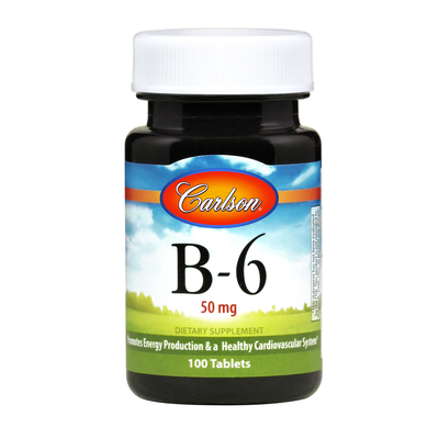 B-6 50mg 100 tablets