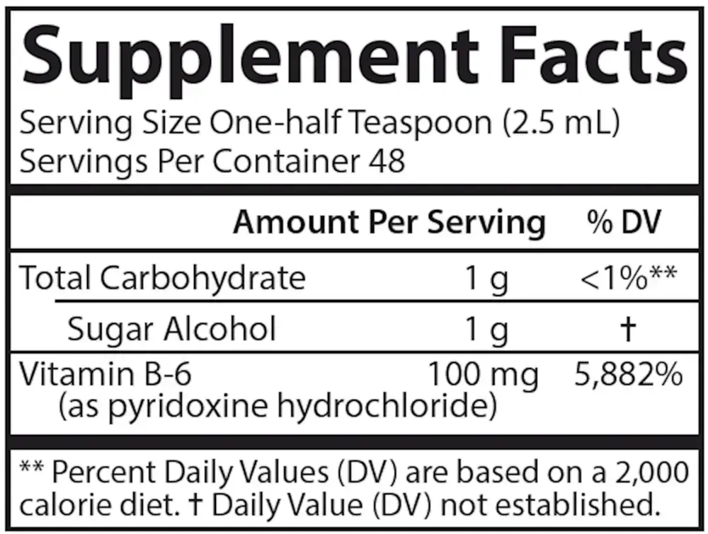 Product image for B-6 Liquid.