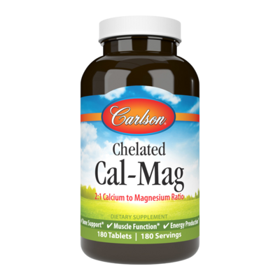 Chelated Cal-Mag 180 tablets