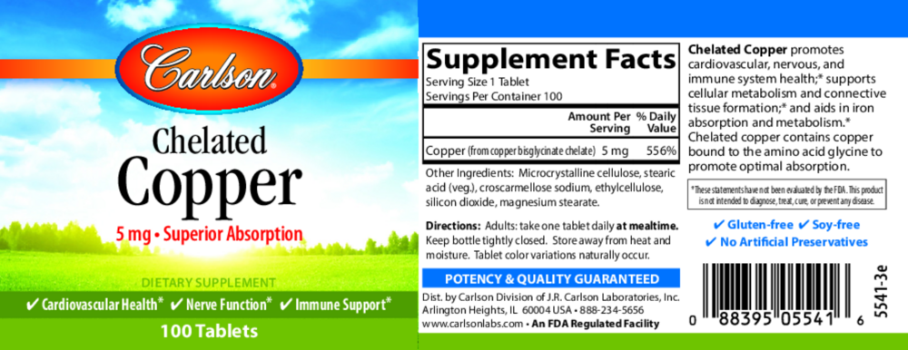 Product image for Chelated Copper.