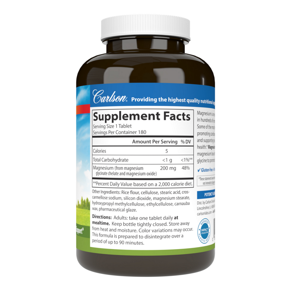 Product image for Magnesium Glycinate 200mg.