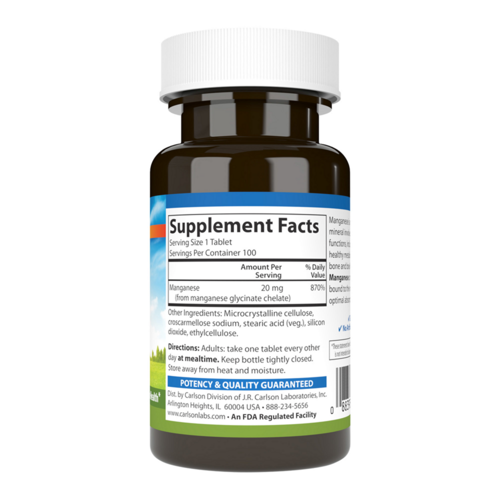 Product image for Chelated Manganese.