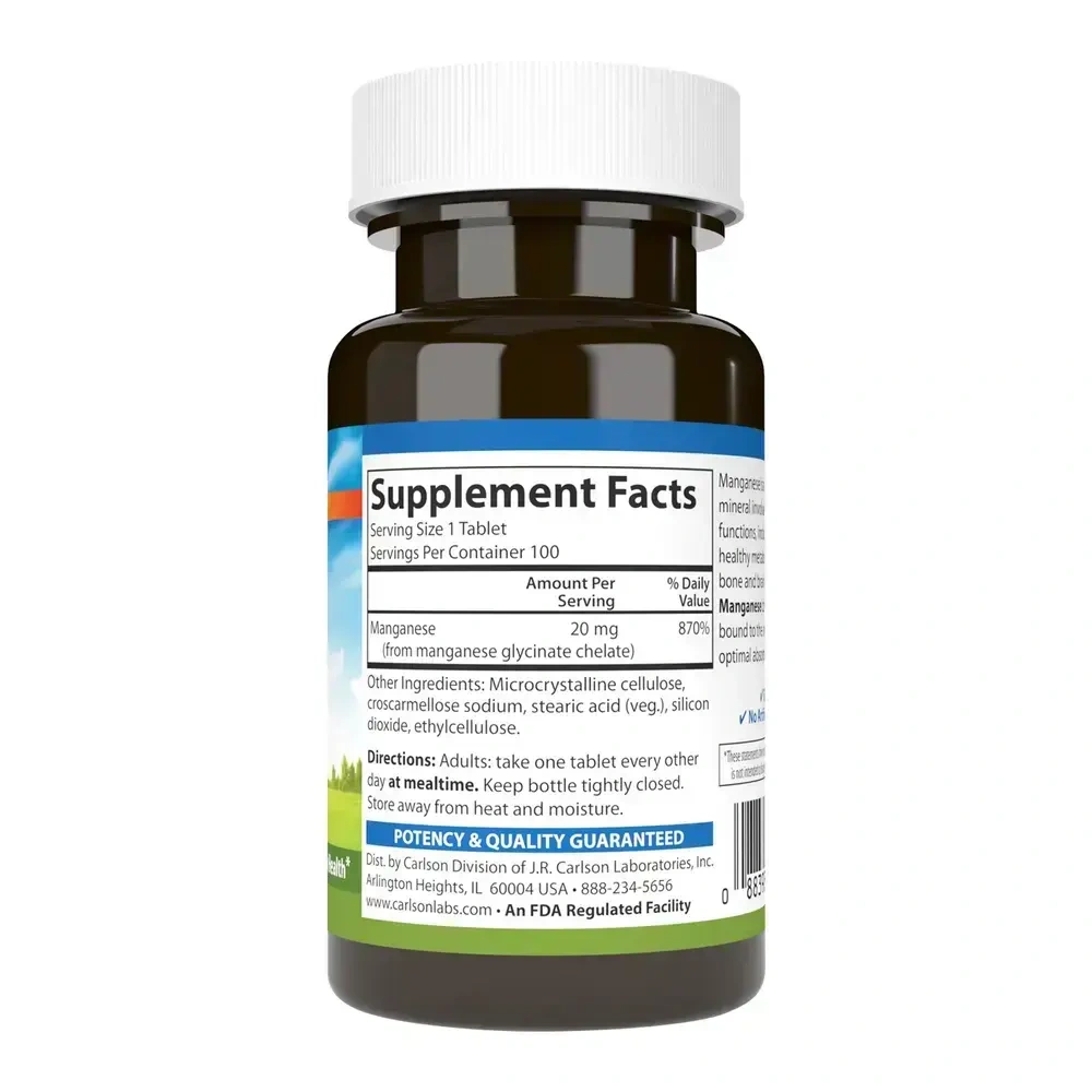 Product image for Chelated Manganese.