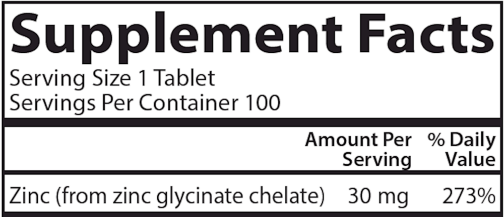 Product image for Chelated Zinc.