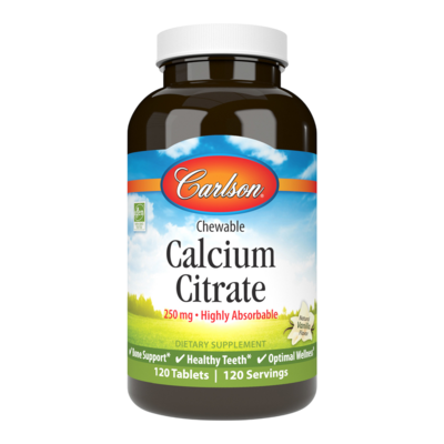 Chewable Calcium Citrate 120 tablets