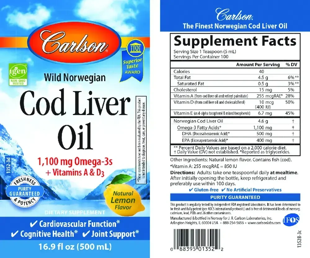 Product image for Cod Liver Oil Lemon.