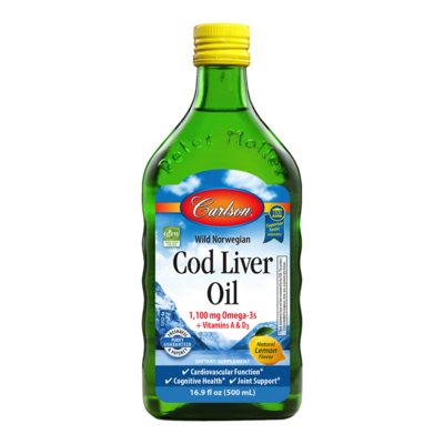Cod Liver Oil Lemon 500 Milliliters