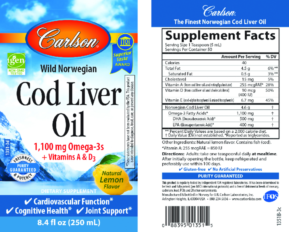 Product image for Cod Liver Oil Lemon.