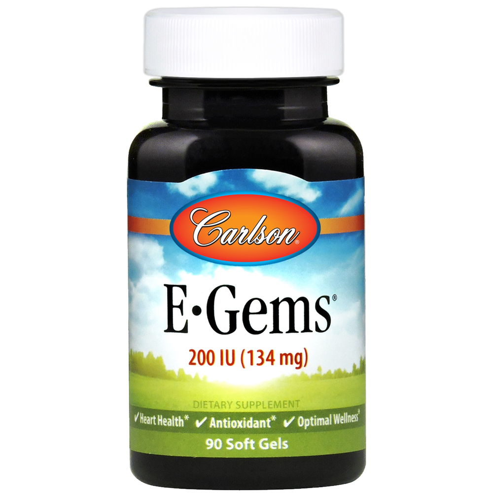 Product image for E-Gems® 200IU.