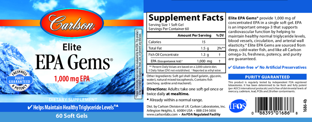 Product image for Elite EPA Gems.