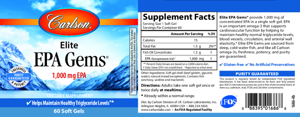 Product image for Elite EPA Gems.