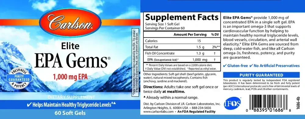 Product image for Elite EPA Gems.