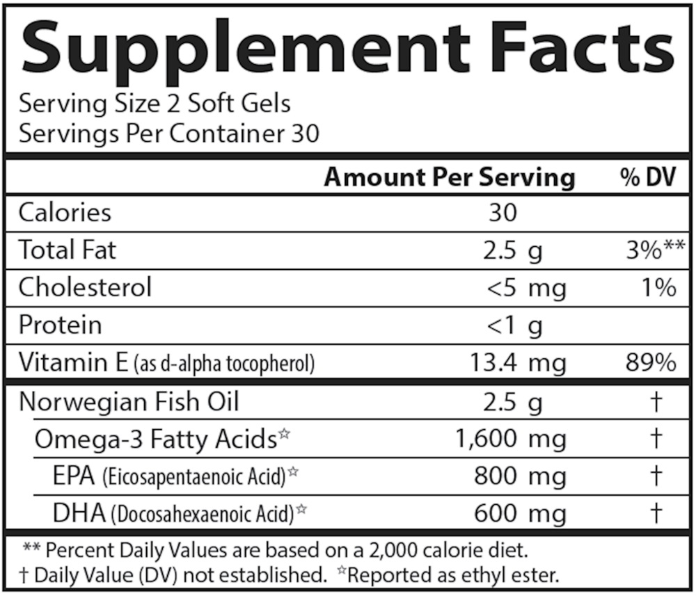 Product image for Elite Omega 3 Gems.
