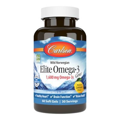 Elite Omega 3 Gems (60 Softgels) Product image for Elite Omega 3 Gems (60 Softgels).