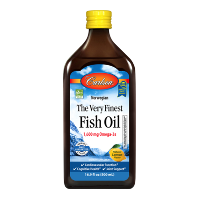 The Very Finest Fish Oil™ Liquid - Lemon 500 Milliliters The Very Finest Fish Oil™ Liquid - Lemon 500 Milliliters