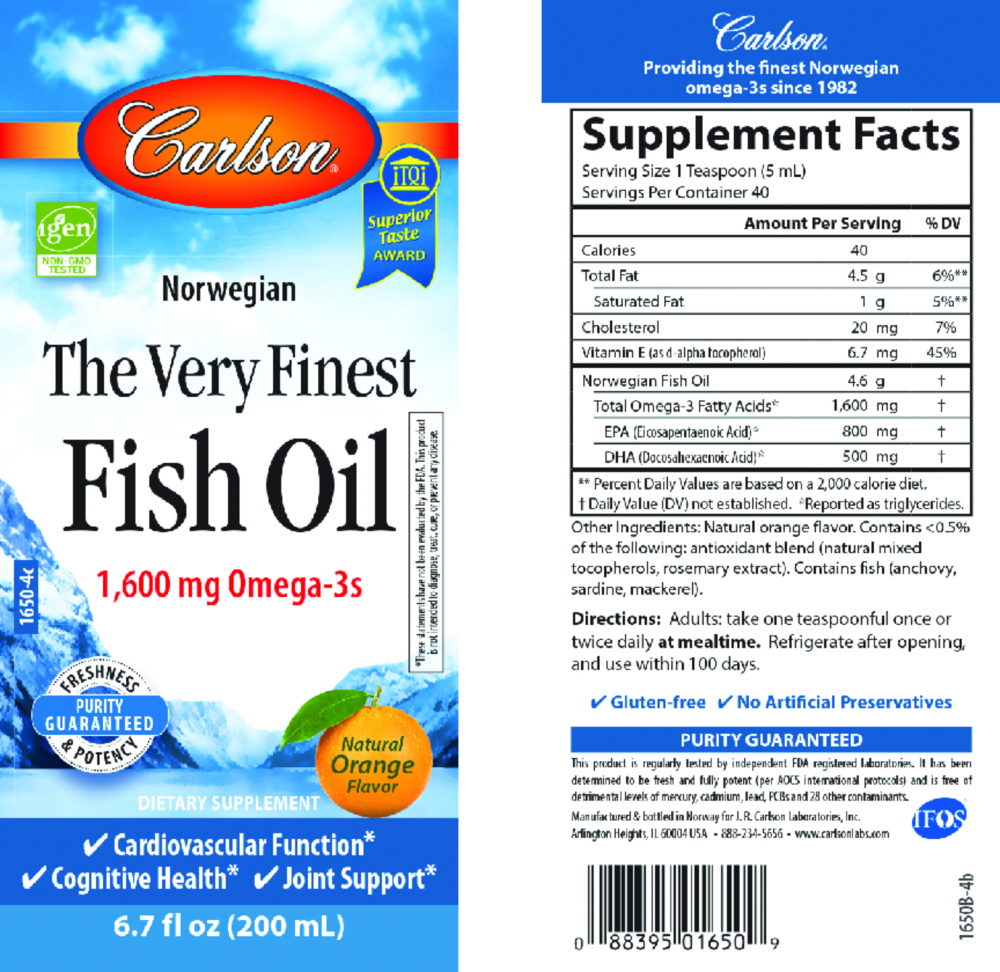 Product image for The Very Finest Fish Oil™ Liquid - Orange.