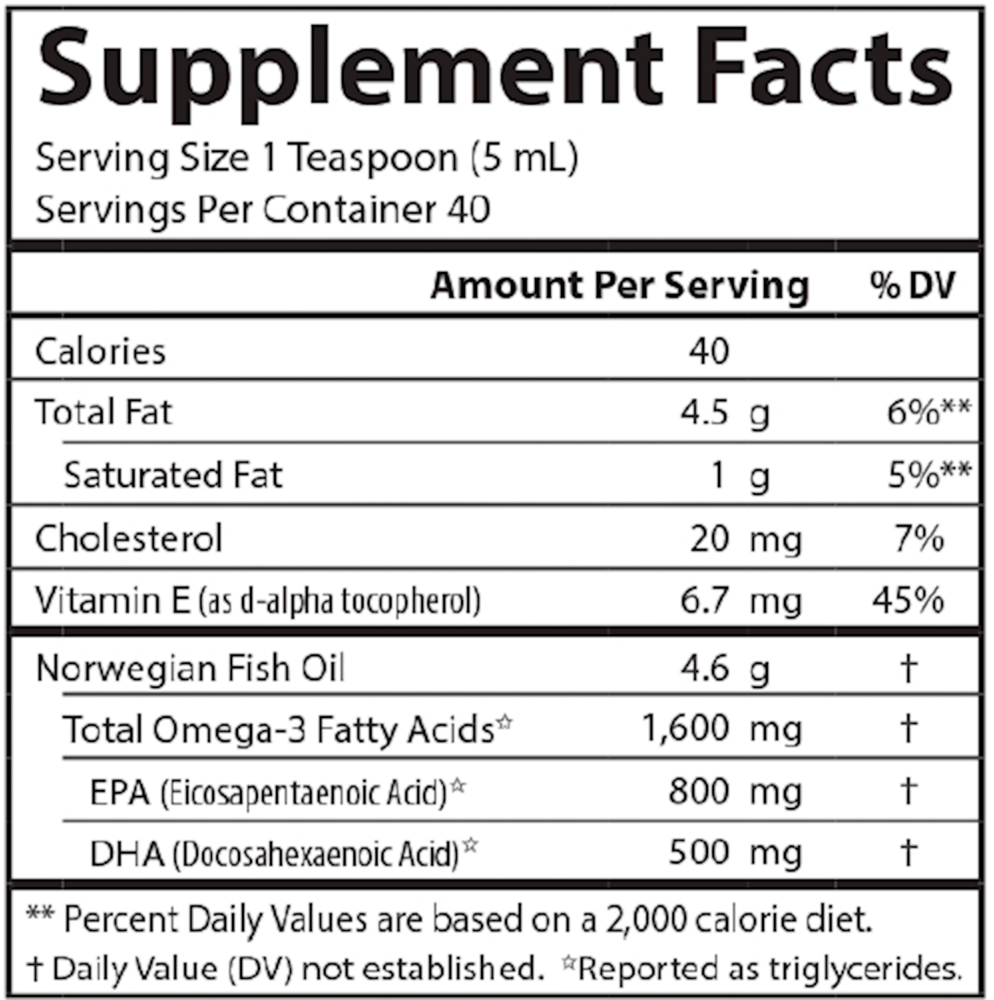 Product image for The Very Finest Fish Oil™ Liquid - Orange.