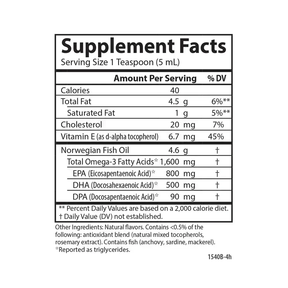 Product image for The Very Finest Fish Oil™ Liquid - Orange.