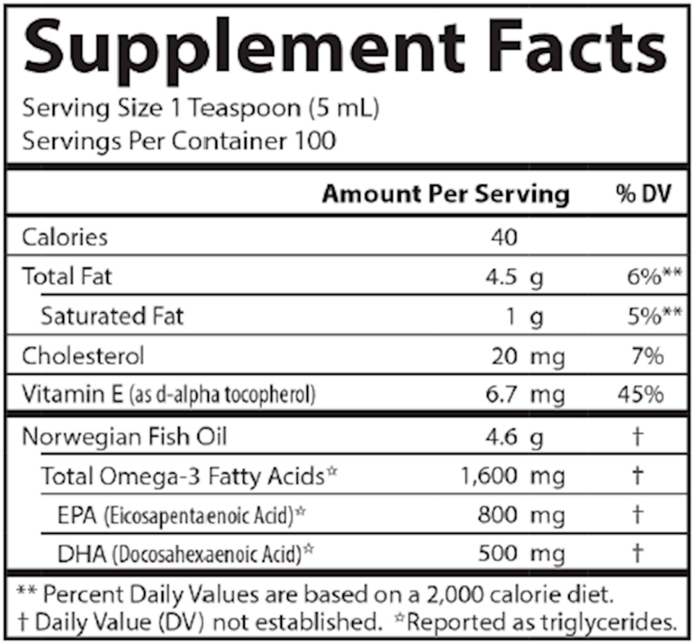Product image for The Very Finest Fish Oil™ Liquid - Orange.