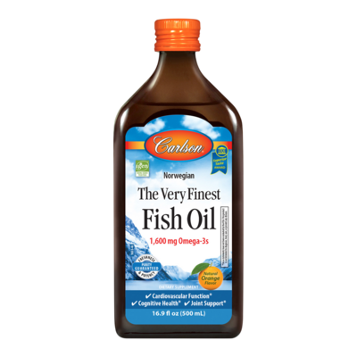 The Very Finest Fish Oil™ Liquid - Orange 500 Milliliters
