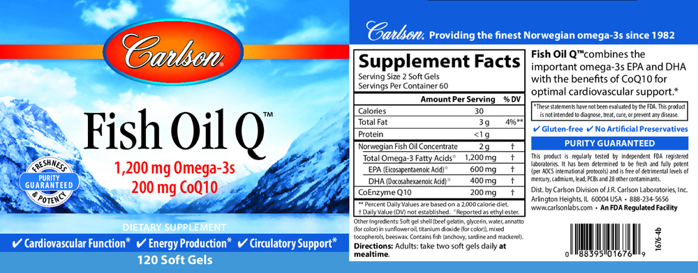Product image for Fish Oil Q.