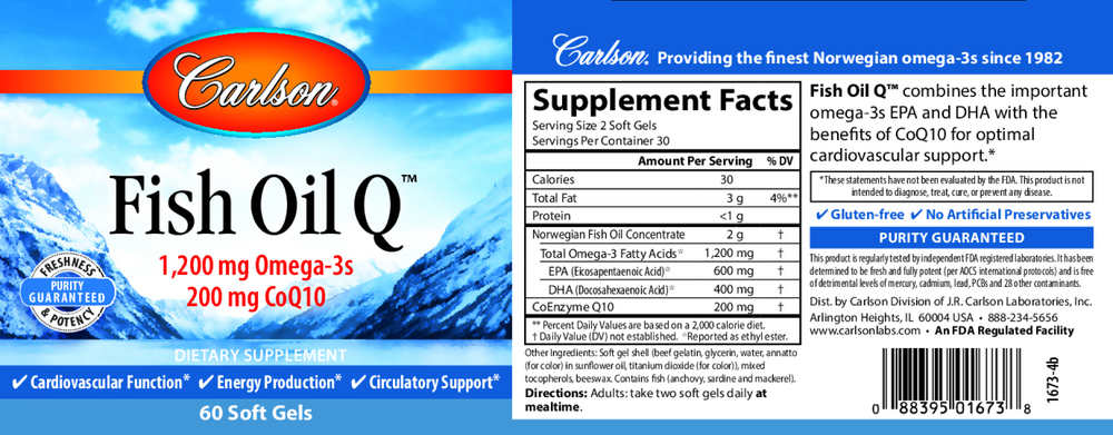 Product image for Fish Oil Q.