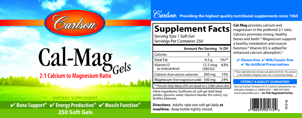 Product image for Calcium &amp; Magnesium Gels.