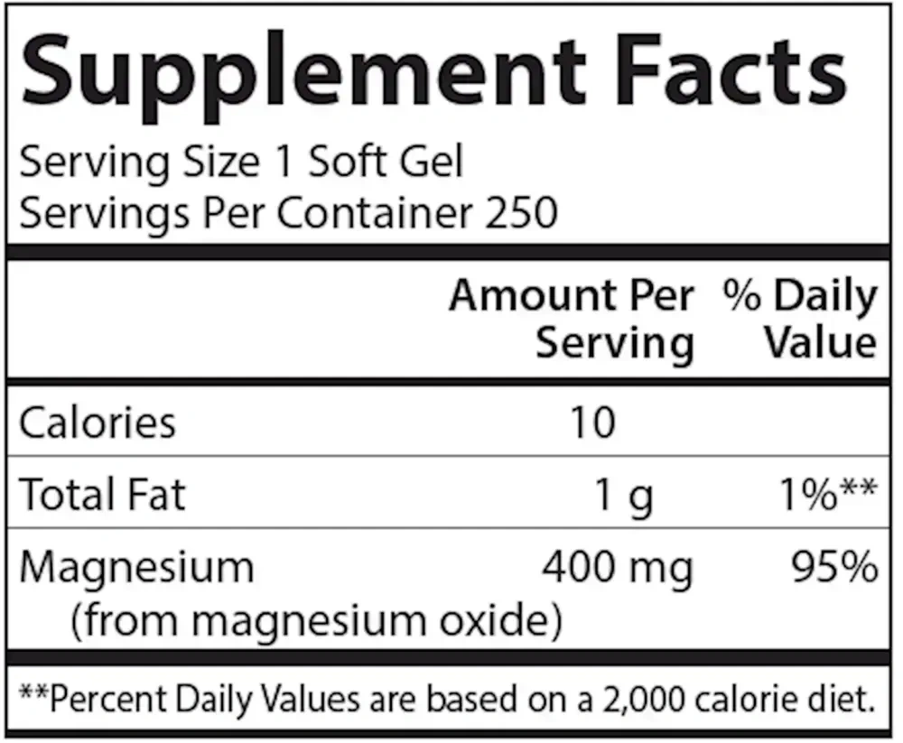 Product image for Liquid Magnesium 400mg.