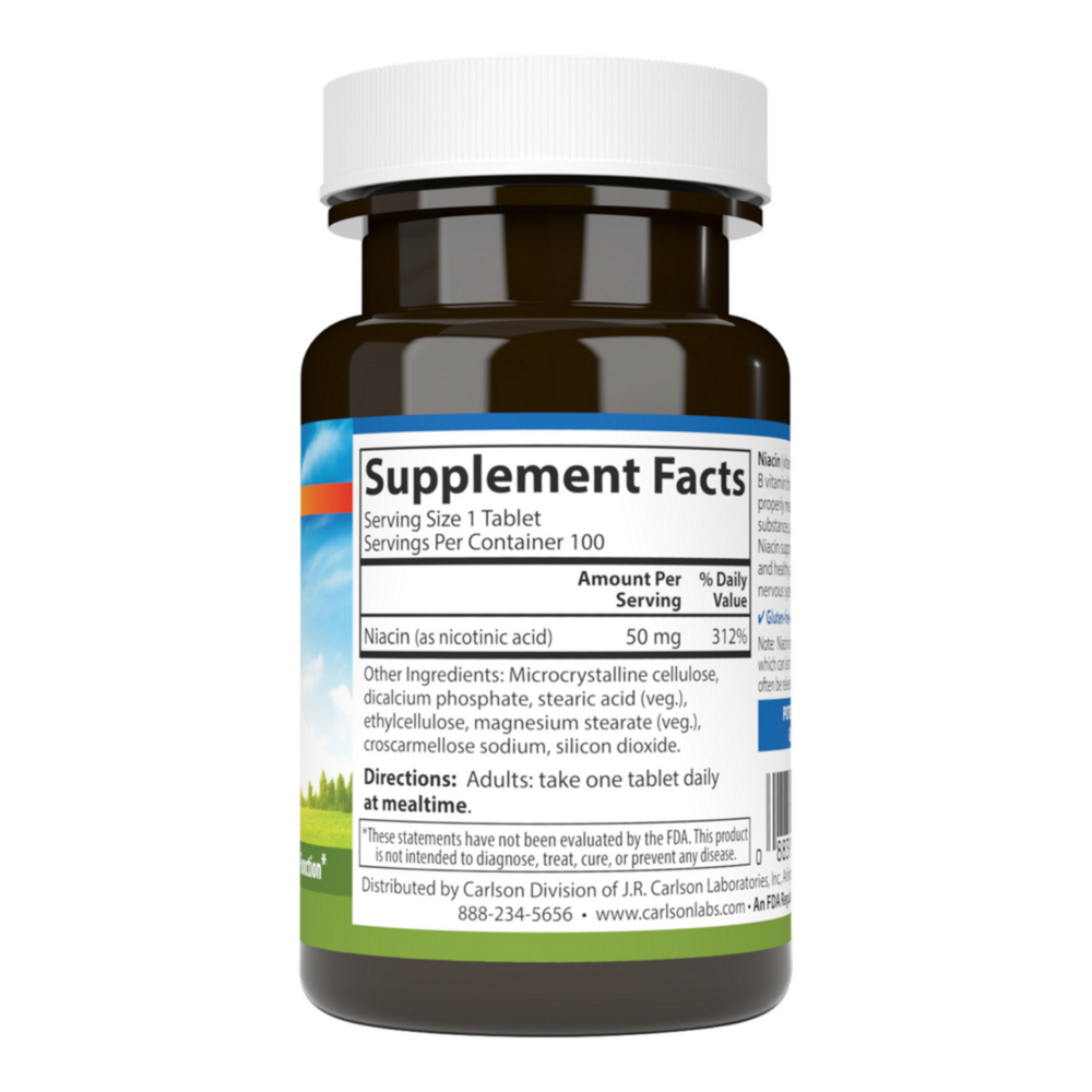 Product image for Niacin 50mg.
