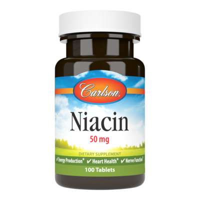 Niacin 50mg 100 tablets Niacin 50mg 100 tablets