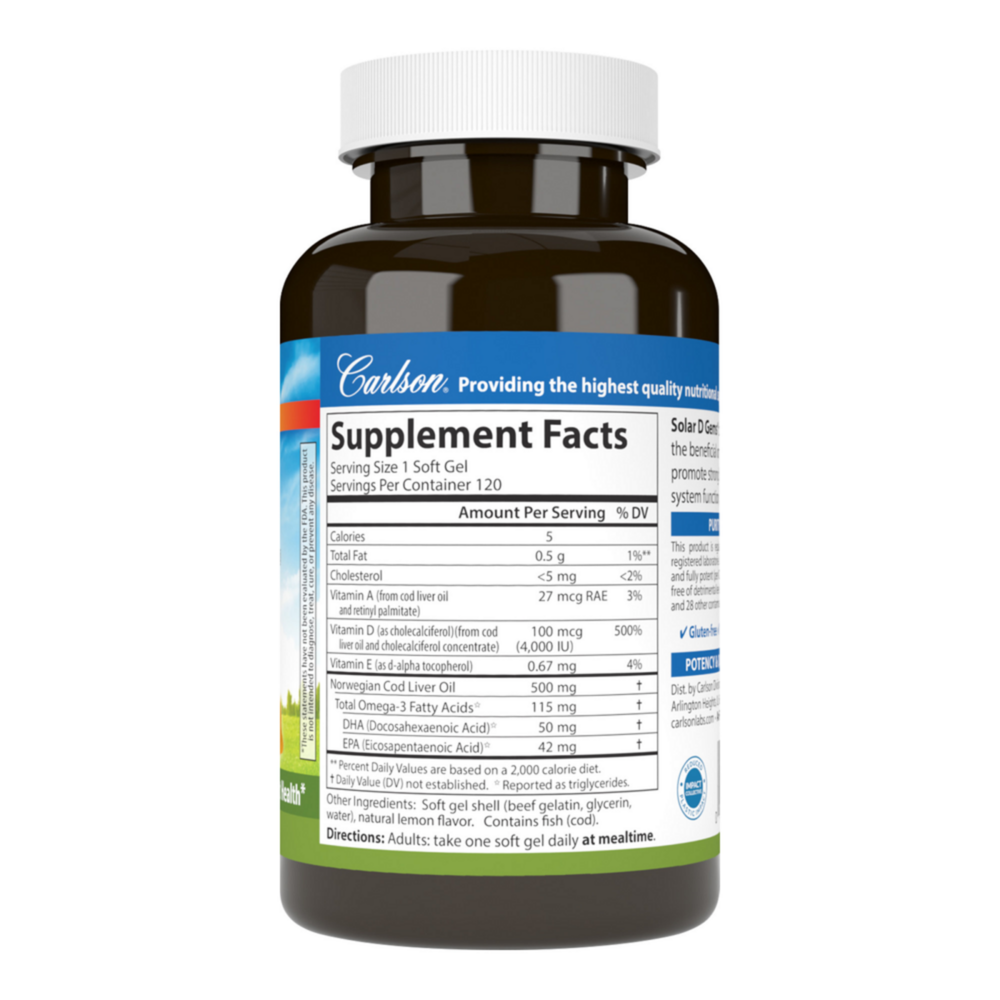 Product image for Solar D Gems® 4,000IU.