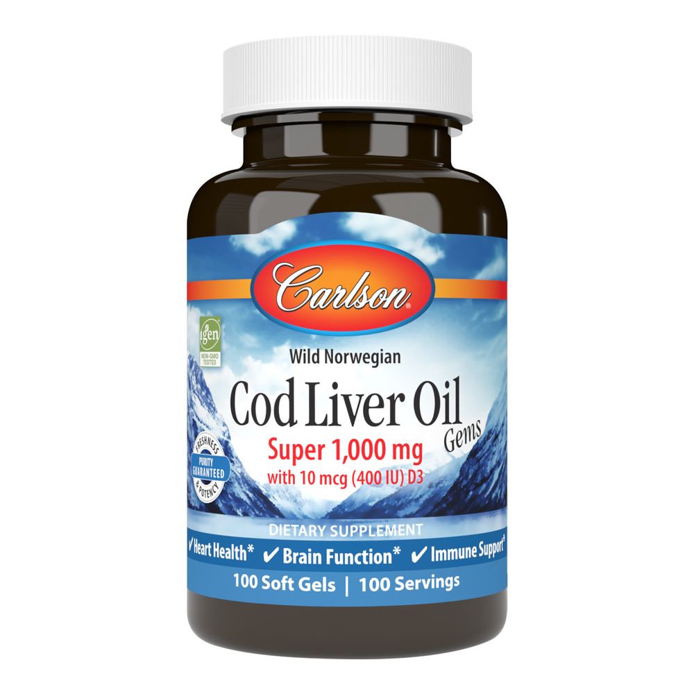 Cod Liver Oil Gems™, Super 1,000 mg product image