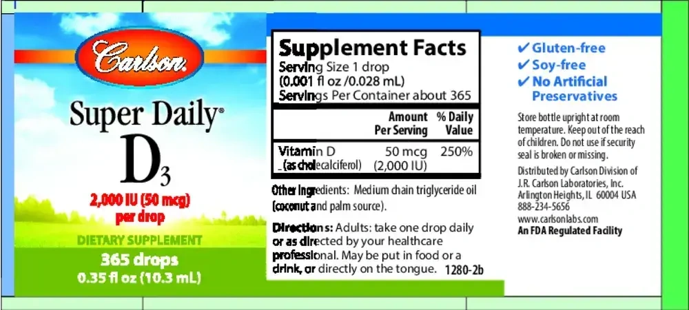Product image for Super Daily D3 2,000IU.