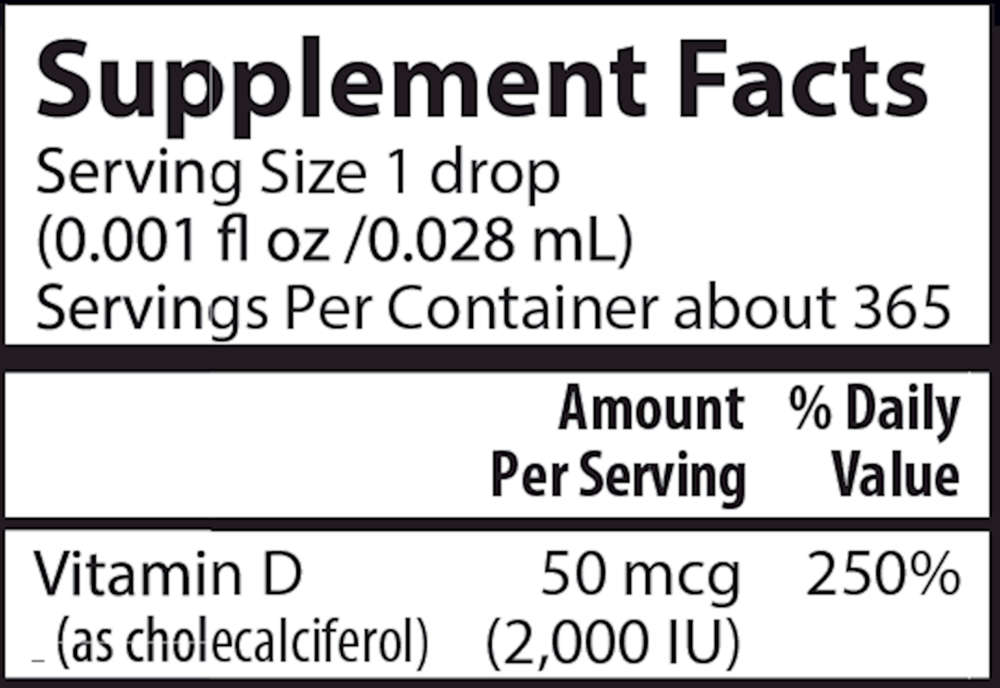 Product image for Super Daily D3 2,000IU.