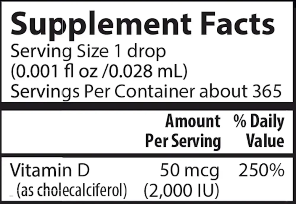Product image for Super Daily D3 2,000IU.