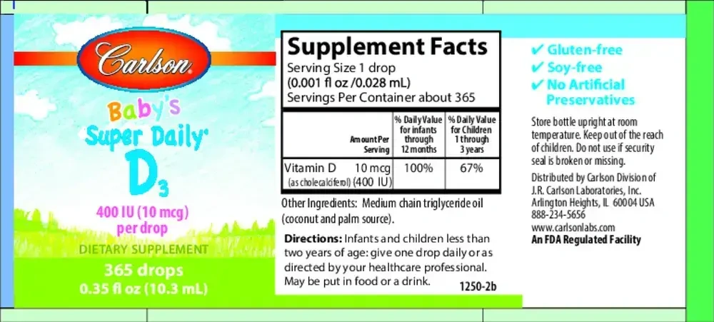 Product image for Baby's Super Daily D3.