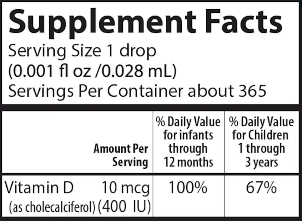 Product image for Baby's Super Daily D3.